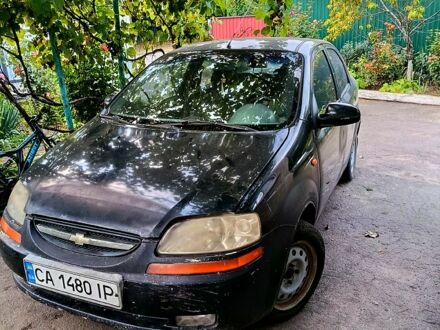 Черный Шевроле Авео, объемом двигателя 1.5 л и пробегом 240 тыс. км за 1300 $, фото 1 на Automoto.ua