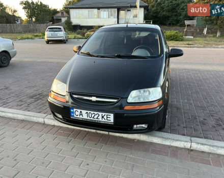 Черный Шевроле Авео, объемом двигателя 1.5 л и пробегом 237 тыс. км за 3100 $, фото 1 на Automoto.ua