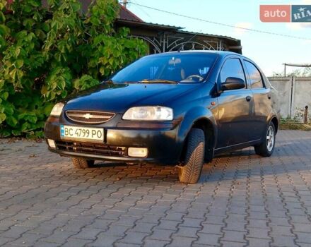 Черный Шевроле Авео, объемом двигателя 1.5 л и пробегом 195 тыс. км за 2650 $, фото 1 на Automoto.ua