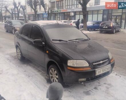 Черный Шевроле Авео, объемом двигателя 1.5 л и пробегом 555 тыс. км за 2300 $, фото 1 на Automoto.ua