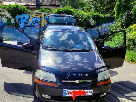Черный Шевроле Авео, объемом двигателя 1.5 л и пробегом 175 тыс. км за 3150 $, фото 1 на Automoto.ua