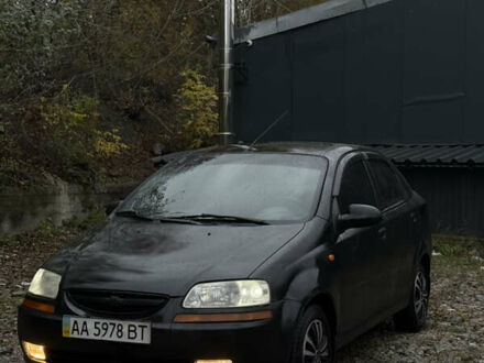 Черный Шевроле Авео, объемом двигателя 1.5 л и пробегом 260 тыс. км за 2950 $, фото 1 на Automoto.ua