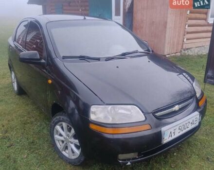 Черный Шевроле Авео, объемом двигателя 1.5 л и пробегом 555 тыс. км за 2500 $, фото 1 на Automoto.ua