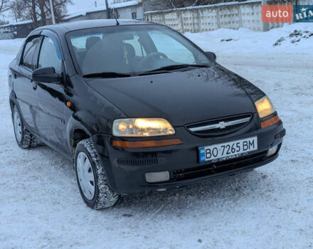 Черный Шевроле Авео, объемом двигателя 1.5 л и пробегом 200 тыс. км за 1900 $, фото 1 на Automoto.ua