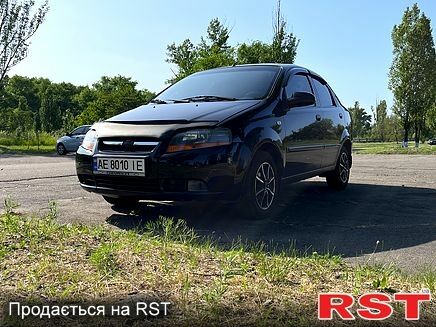 Черный Шевроле Авео, объемом двигателя 1.5 л и пробегом 228 тыс. км за 3500 $, фото 1 на Automoto.ua