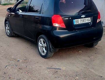 Черный Шевроле Авео, объемом двигателя 1.5 л и пробегом 200 тыс. км за 1900 $, фото 1 на Automoto.ua