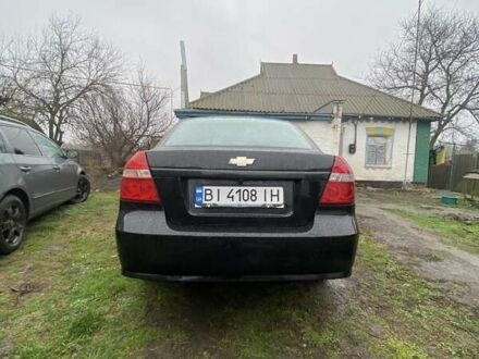 Черный Шевроле Авео, объемом двигателя 1.5 л и пробегом 253 тыс. км за 3900 $, фото 1 на Automoto.ua
