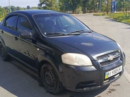 Черный Шевроле Авео, объемом двигателя 1.5 л и пробегом 191 тыс. км за 3000 $, фото 1 на Automoto.ua