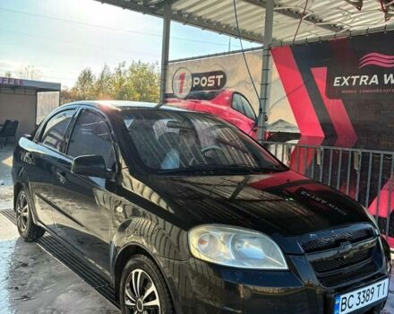 Черный Шевроле Авео, объемом двигателя 1.6 л и пробегом 129 тыс. км за 3200 $, фото 1 на Automoto.ua