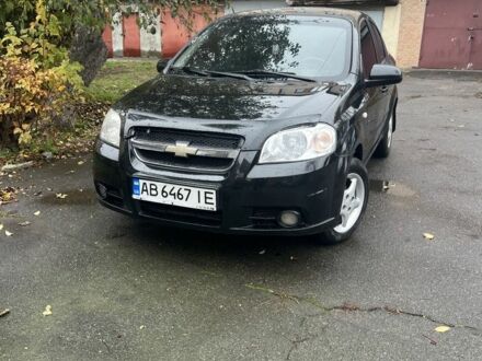Черный Шевроле Авео, объемом двигателя 1.5 л и пробегом 195 тыс. км за 3450 $, фото 1 на Automoto.ua