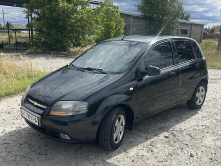 Черный Шевроле Авео, объемом двигателя 1.5 л и пробегом 225 тыс. км за 3400 $, фото 1 на Automoto.ua