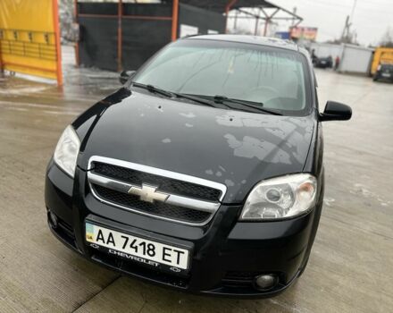Черный Шевроле Авео, объемом двигателя 1.5 л и пробегом 210 тыс. км за 3200 $, фото 1 на Automoto.ua