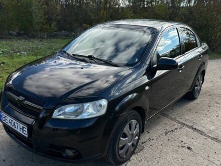 Черный Шевроле Авео, объемом двигателя 1.5 л и пробегом 193 тыс. км за 4200 $, фото 1 на Automoto.ua