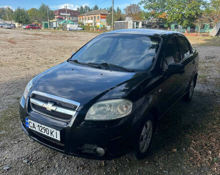 Черный Шевроле Авео, объемом двигателя 1.5 л и пробегом 244 тыс. км за 3999 $, фото 1 на Automoto.ua