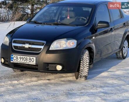Черный Шевроле Авео, объемом двигателя 1.5 л и пробегом 192 тыс. км за 3600 $, фото 1 на Automoto.ua