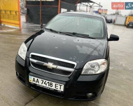 Черный Шевроле Авео, объемом двигателя 1.5 л и пробегом 210 тыс. км за 3200 $, фото 1 на Automoto.ua