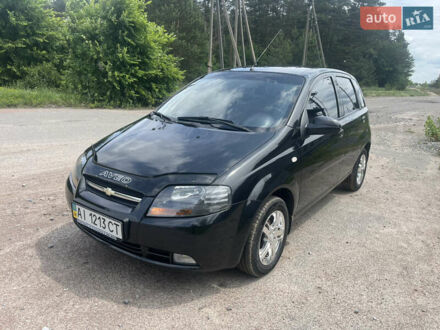 Черный Шевроле Авео, объемом двигателя 1.5 л и пробегом 222 тыс. км за 3800 $, фото 1 на Automoto.ua