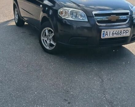 Черный Шевроле Авео, объемом двигателя 1.5 л и пробегом 213 тыс. км за 4300 $, фото 1 на Automoto.ua