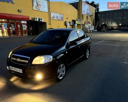 Чорний Шевроле Авео, об'ємом двигуна 1.5 л та пробігом 230 тис. км за 4200 $, фото 1 на Automoto.ua