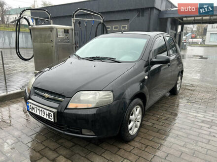 Черный Шевроле Авео, объемом двигателя 1.5 л и пробегом 203 тыс. км за 3000 $, фото 1 на Automoto.ua