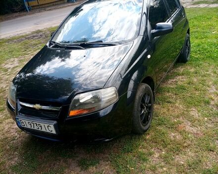 Черный Шевроле Авео, объемом двигателя 1.5 л и пробегом 250 тыс. км за 3700 $, фото 1 на Automoto.ua
