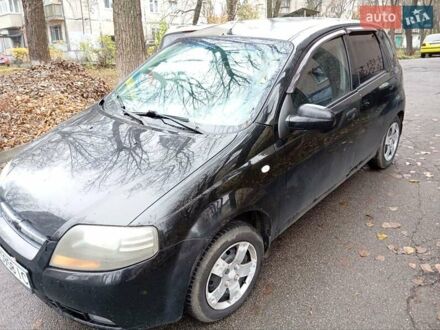 Черный Шевроле Авео, объемом двигателя 1.5 л и пробегом 244 тыс. км за 2300 $, фото 1 на Automoto.ua