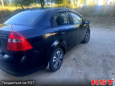 Черный Шевроле Авео, объемом двигателя 1.5 л и пробегом 225 тыс. км за 3600 $, фото 1 на Automoto.ua