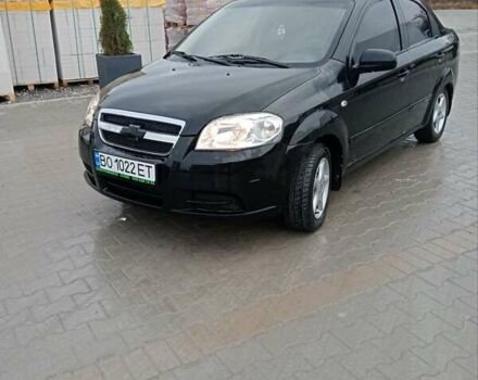 Черный Шевроле Авео, объемом двигателя 1.5 л и пробегом 180 тыс. км за 3350 $, фото 1 на Automoto.ua