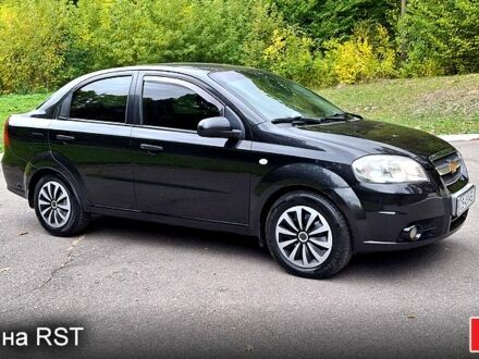 Черный Шевроле Авео, объемом двигателя 1.5 л и пробегом 218 тыс. км за 3800 $, фото 1 на Automoto.ua