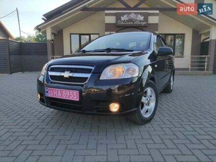 Черный Шевроле Авео, объемом двигателя 1.4 л и пробегом 183 тыс. км за 4950 $, фото 1 на Automoto.ua