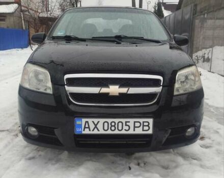 Черный Шевроле Авео, объемом двигателя 1.4 л и пробегом 184 тыс. км за 4950 $, фото 1 на Automoto.ua