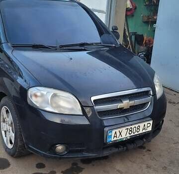 Черный Шевроле Авео, объемом двигателя 1.5 л и пробегом 290 тыс. км за 3300 $, фото 1 на Automoto.ua
