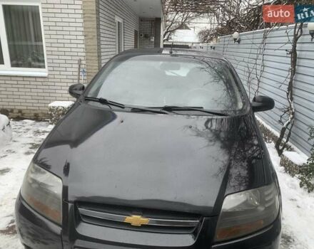 Черный Шевроле Авео, объемом двигателя 1.5 л и пробегом 265 тыс. км за 2950 $, фото 1 на Automoto.ua
