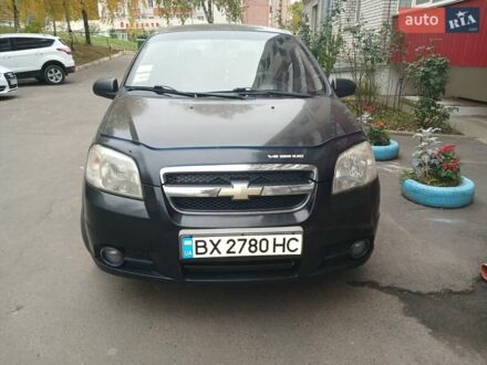 Чорний Шевроле Авео, об'ємом двигуна 1.5 л та пробігом 244 тис. км за 4850 $, фото 1 на Automoto.ua