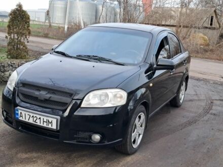 Черный Шевроле Авео, объемом двигателя 1.5 л и пробегом 211 тыс. км за 3500 $, фото 1 на Automoto.ua