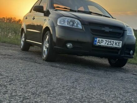Черный Шевроле Авео, объемом двигателя 1.4 л и пробегом 200 тыс. км за 5000 $, фото 1 на Automoto.ua