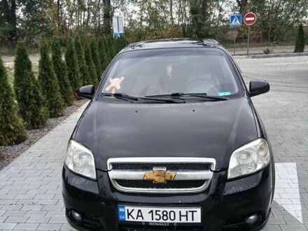 Черный Шевроле Авео, объемом двигателя 1.5 л и пробегом 206 тыс. км за 3900 $, фото 1 на Automoto.ua