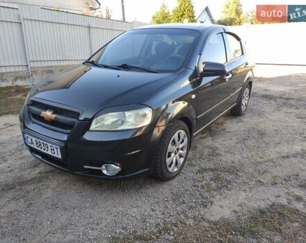 Чорний Шевроле Авео, об'ємом двигуна 1.5 л та пробігом 260 тис. км за 3900 $, фото 1 на Automoto.ua