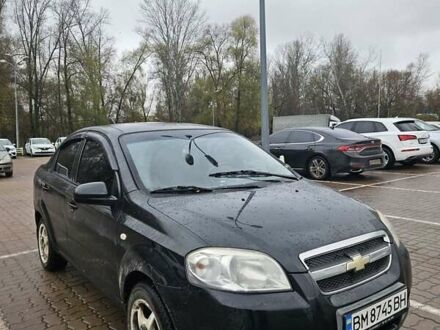Черный Шевроле Авео, объемом двигателя 1.5 л и пробегом 76 тыс. км за 5000 $, фото 1 на Automoto.ua