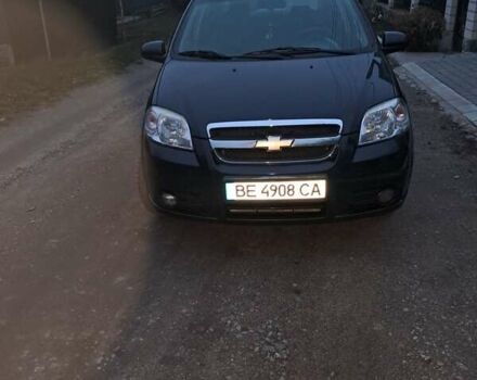 Черный Шевроле Авео, объемом двигателя 1.5 л и пробегом 272 тыс. км за 3700 $, фото 1 на Automoto.ua