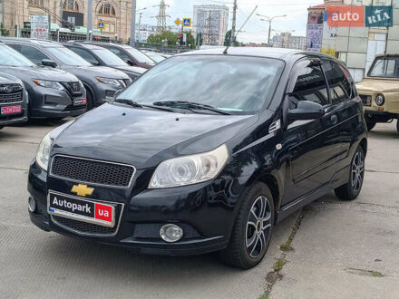 Черный Шевроле Авео, объемом двигателя 1.5 л и пробегом 129 тыс. км за 4290 $, фото 1 на Automoto.ua