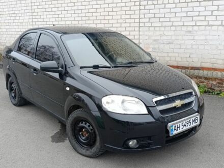 Черный Шевроле Авео, объемом двигателя 1.5 л и пробегом 216 тыс. км за 4000 $, фото 1 на Automoto.ua