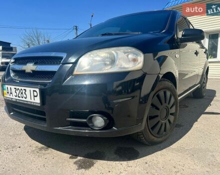 Черный Шевроле Авео, объемом двигателя 1.5 л и пробегом 255 тыс. км за 3600 $, фото 1 на Automoto.ua