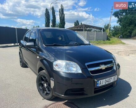 Черный Шевроле Авео, объемом двигателя 1.5 л и пробегом 185 тыс. км за 4900 $, фото 1 на Automoto.ua