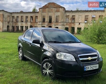 Черный Шевроле Авео, объемом двигателя 1.4 л и пробегом 220 тыс. км за 2950 $, фото 1 на Automoto.ua