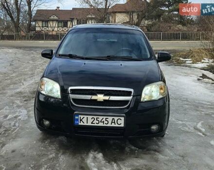 Черный Шевроле Авео, объемом двигателя 1.5 л и пробегом 196 тыс. км за 4800 $, фото 1 на Automoto.ua