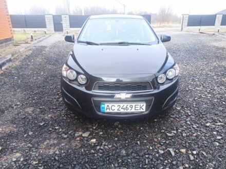 Черный Шевроле Авео, объемом двигателя 1.2 л и пробегом 236 тыс. км за 5400 $, фото 1 на Automoto.ua