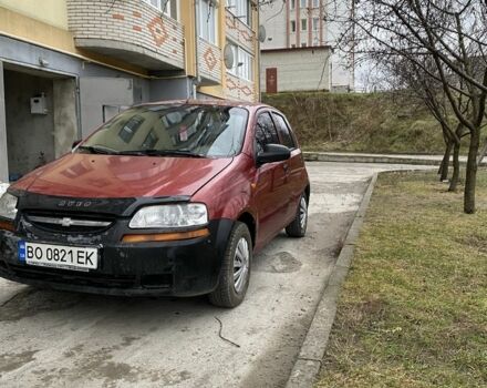 Красный Шевроле Авео, объемом двигателя 1.2 л и пробегом 180 тыс. км за 1450 $, фото 2 на Automoto.ua