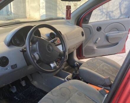 Красный Шевроле Авео, объемом двигателя 1.2 л и пробегом 180 тыс. км за 1450 $, фото 7 на Automoto.ua
