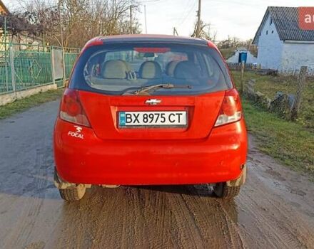Красный Шевроле Авео, объемом двигателя 1.2 л и пробегом 300 тыс. км за 1699 $, фото 5 на Automoto.ua